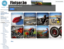 Tablet Screenshot of fietser.be
